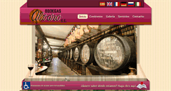 Desktop Screenshot of bodegas-alvaro.com