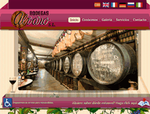 Tablet Screenshot of bodegas-alvaro.com